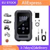 NONE Compressore d'aria elettrico portatile, pompa d'aria elettrica portatile multiuso, con rilevamento automatico della pressione
