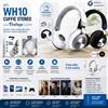 NONE Cuffie Cablate Stereo con Bassi Potenti, Design Pieghevole, Jack da 3,5 mm, Cavo Rimovibile, Auricolari Comodi per Cellulare, PC e Viaggi