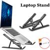 NONE Supporto per Laptop Pieghevole e Regolabile, Porta Notebook Portatile, Supporto di Raffreddamento Universale per Laptop e Tablet da 15,6 Pollici, Supporto Ergonomico per Scrivania