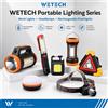 NONE Serie di Illuminazione Portatile WETECH, Lampade da Lavoro Ricaricabili, Torce Frontali e Torce a LED, Lampada Portatile con Modalità COB+LED e Attacco Magnetico per Lavoro, Situazioni di Emergenza