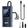EAFC Gonfiatore per Pneumatici Portatile EAFC 150PSI, Compressore d'Aria Senza Fili, Pompa per Auto Ricaricabile con Manometro Digitale, Spegnimento Automatico, LED per Moto, Biciclette e Palloni