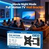 NONE Supporto da Parete per TV WETECH W5522 con Braccio Girevole e Inclinazione di ±15 Gradi, per Monitor a Schermo Piatto da 14‑42", Carico Massimo 50KG, Supporto a Doppio Braccio VESA 50‑100mm