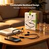 NONE Auricolari Bluetooth 5.0 con Fascia Magnetica per il Collo, Cuffie Sportive Wireless con Microfono Integrato, Chiamate HD, Batteria da 110mAh per Corsa e Allenamento in Palestra
