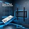 NONE Supporto a Parete Universale Fisso per TV WETECH W5510, per TV a Schermo Piatto da 26-63 Pollici, Max 50KG, VESA 200x200‑400x400mm, Supporto a Parete Resistente