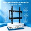 NONE Supporto a Parete Fisso per TV WETECH W5510 Universale 26‑63 Pollici HDTV Max 50KG VESA 200x200 200x400 300x300 400x400mm Montaggio Resistente