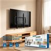 NONE WETECH W5510 Supporto a Parete Fisso per TV di Alta Resistenza per TV LED LCD da 26-63 Pollici, Carico Massimo 50KG, VESA 200x200 400x400mm, Supporto a Parete Stabile