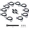 Startech.Com Cavo con lucchetto Chiave e Combinazione 3in1 Gray UDUOKA10 LAPTOP LOCK