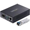 Startech.Com Convertitore rete Media Converter Fibra LC Black MCM1110SMLC20