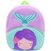 KingCheer KING CHEER Simpatico mini zaino per bambini e bambine, piccolo zaino in peluche, perfetto per la scuola materna, l'asilo, i viaggi dai 2 ai 4 anni