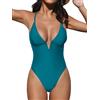 CUPSHE Costume da Bagno Intero Monospalla Candy Rain da Donna