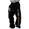 DDDMOISHOP Pantalone Nero Baggy Y2K Uomo, Pantaloni Larghi Estivi Leggeri per Palestra E Bodybuilding, Versatili per Casa, Sport E Tempo Libero