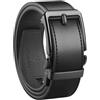 JUKMO Cintura a cricchetto in pelle da 38 mm, da uomo, in confezione regalo