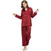 LilySilk - Pigiama Elegante a Maniche Lunghe in Seta, 16 Momme per Donna
