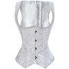 WLFFW Corsetto Sottoseno Gotico Donna con spallacci | Bustino corsetto vintage ricamato, Il elegante e gotico corsetto è versatile e può essere indossato in diverse occasioni