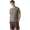 Get Trend Pigiama Uomo Corto Cotone Leggero, M-5XL, Completo Estivo 2 Pezzi con Maglietta Manica Corta e Pantaloncini, Regali per Lui