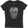 3styler T-Shirt Donna Teschio Messicano - Mexican Skull - Traditional Tattoo Tatuaggio Shirt - Linea Classic - 100% Cotone 185 gr/mq