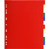 EXACOMPTA Separatore neutro a 12 TACCHE in PPL colorato A4 Maxi 93H Exacompta 93H