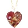 Venetiaurum - Collana Lunga con Pendente a Cuore in Vetro Originale di Murano e Argento 925 - Gioiello made in Italy certificato