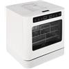SAUADY Lavastoviglie da tavolo portatile mini lavastoviglie per piccole case appartamenti bianco 43 x 39 x 46 cm