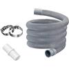 TCHWLGXS Compatibile Con Lavatrice, Set Di Prolunga For Tubo Scarico | Include staffa, lunghezze 1/1,5/2 m, adatta a lavatrici e lavastoviglie.(1m)