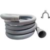 TCHWLGXS Compatibile Con Lavatrice, Kit Di Scarico Morsetto | Tubo corrugato + adattatore + fascetta.(Outlet Hose-3M)