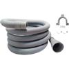 TCHWLGXS Compatibile Con Lavatrice, Kit Tubo Di Scarico Morsetto | Include tubo corrugato, adattatore e morsetto.(Outlet Hose-1.5M)