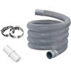 TCHWLGXS Compatibile Con Lavatrice E Set Di Tubi Scarico Da 1/1,5/2 M | Include staffa, adatta a lavatrici e lavastoviglie.(1m)