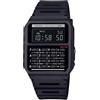 Casio Orologio analogico da uomo digitale con cinturino in resina CA-53WB-1BDF, bianco, Cinghia
