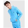 Lacoste Mens Lacoste Double Knit Overhead Hoodie - Blu, blu