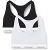 Calvin Klein Bralette 2pk Lv00qf8494 Brassière Donna (Pacco da 2)