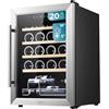 Cecotec Enoteca 24 Bottiglie - Frigorifero per Vini Bolero GrandSommelier 2050 Inox Compressor. Temperatura regolabile di 5-18 °C, alte prestazioni, funzionamento silenzioso e senza vibrazioni