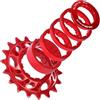 WAKMBOZS Kit Di Conversione Volano A Velocità Singola, 18 Denti, Pignone Cassetta HG, Bici Da Corsa MTB Per Catena A Ruota Libera, Lega Alluminio 7075 pignone per bicicletta Falsamaglia Catena Bici(Red)