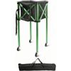 predolo Carrello con Contenitore in | Design Salvaspazio, Antistrappo, Carrello con Telaio in Lega di Alluminio, per Lato Campo