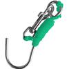 Tdoutop Scuba Diving Hook Dotato di Gancio Singolo J- Snap in Acciaio Inox Corda in Nylon Intrecciato Clip Compatta Materiali Durevoli in Acciai