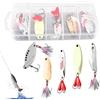 Generic Cucchiai da pesca Esca da pesca Spinner con gancio | Cucchiai per Fiume Lago Polvere Stagno Riva Mare Branding Lago Canale Esterno Wad Porto Acqua Interna Delta del fiume Corso