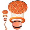Generisch Coperta, canestro da basket, da basket da appendere, set da basket | Canestro da basket da appendere alla coperta con rete e pallina, divertente gioco per interni per un divertimento attivo al