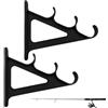 Generic Sfondo di stoccaggio della canna da pesca, porta canna da pesca a parete | Organizzatore di stoccaggio con fori per viti preforati per casa, barca, seminterrato, gar