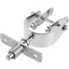 KOMBIUDA Scalmo per Canoe e Kayak in Acciaio Inox, Supporto 50 MM | Argento, Resistente alla Corrosione e Leggero, Accessorio Portatile per Canoa e Kayak, Manutenzione Ridotta