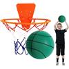 Generisch Pallone da basket silenzioso con cerchio, attrezzatura per rimbalzo morbido | Pallone da basket silenzioso con cerchio, attrezzatura di rimbalzo morbido, perfetto per casa, palestra, appartamento