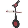 Cabilock Bersaglio da Tiro a Forma di Volatile, Auto Reset, Ferro Nero | Allenamento in Giardino E'aperto, Montaggio a Picchetto, Struttura Rotante, Resistente alle Intemperie