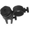 Toddmomy Clip per Torcia Elettrica per Elmetto in Plastica Nero, Supporto per Lampada da Casco Fissaggio a Clip, Foro 18-24mm, per Safety Helmet e Hard Hat, per Ispezioni e Manutenzione
