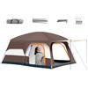 Generic Tenda da campeggio spaziosa tenda per cabina multistanza | Rifugio portatile per cabina per eventi all'aperto picnic in spiaggia festival in giardino viaggi escursionismo esplorazione