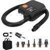 Asyduey Pompa Elettrica Portatile Ricaricabile per Paddle Board, con Torcia A LED, Batteria da 8000 mAh, per Paddle Board, Kayak