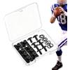 Generic Viti per piastra posteriore per accessori hardware per attrezzi sportivi da | Calcio Backplate Accessori Per La Battaglia Pratica di Formazione Partita 85g Palestra Corte College Gioco Lega Campo