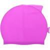 FRCOLOR Cuffia da nuoto per neonati in silicone, viola, a forma di pesce, | Cuffia da nuoto in silicone per neonati, ideale per il bagnetto, a forma di pesce, con vestibilità sicura e antiscivolo,