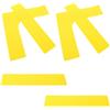 ULTECHNOVO Kit Linee Campo Pickleball e Tennis Giallo in TPR per Esterno | Resistente AI Raggi Uv, Installazione e Rimozione Facili, Marcatura Precisa, Superficie Antiscivolo