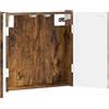 Hothingwell Armadietto per freccette Delft Bianco Legno Ingegneria 52,5 x 10,5 x 53,5 cm
