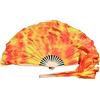 YUEKOPOU Ventagli di Danza in Seta Dipinta 20 cm | Accessorio for la danza Silk Smooth Flow, for la pratica quotidiana della danza e le performance sul palco