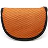 Baoblaze Golf Putter Cover Copri Putter Copertura Testa Mazza Custodia Golf in Mesh Traspirante con Finitura Sportiva E Interno, Arancione, Copertura Per Putter Da Golf A Forma Di Semicerchio In Rete