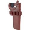 HOBBIESAY 1 fondina per Revolver Western Cowboy per Heritage Rough Rider 22 | Con passanti per munizioni, in pelle PU resistente, colore marrone cocco, adatto per allenamento di tiro, LARP, rienactment